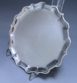 A George II Antique Silver Salver 1